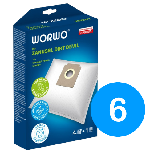 WORWO WORKI ZELMER ZMB-07 XS-01Z011 6 kpl = 24 szt