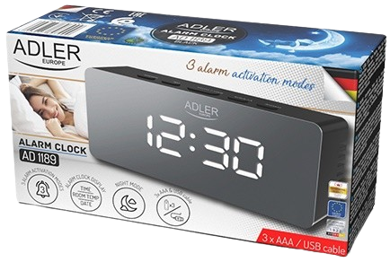 ADLER BUDZIK AD-1189B czarny