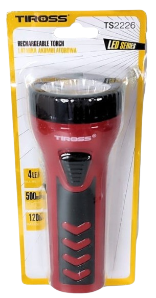 TIROSS LATARKA TS-3026 4 LED akumulator 55mAh