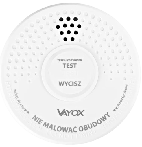 VAYOX DETEKTOR CZUJNIK DYMU VA-0413 9V