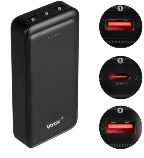 VAYOX POWERBANK VA-0341 20000mAh
