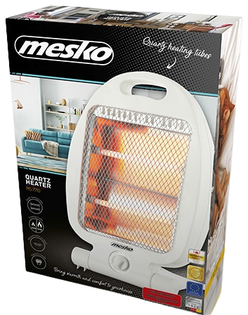 MESKO GRZEJNIK HALOGENOWY MS-7710 800W