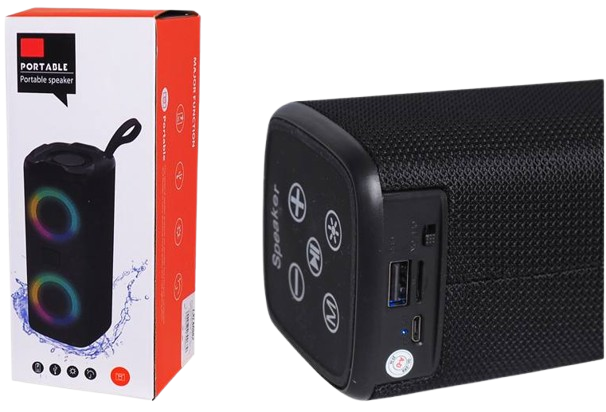 PORTABLE GŁOŚNIK BLUETOOTH LM-882 USB,TYP C,podświ
