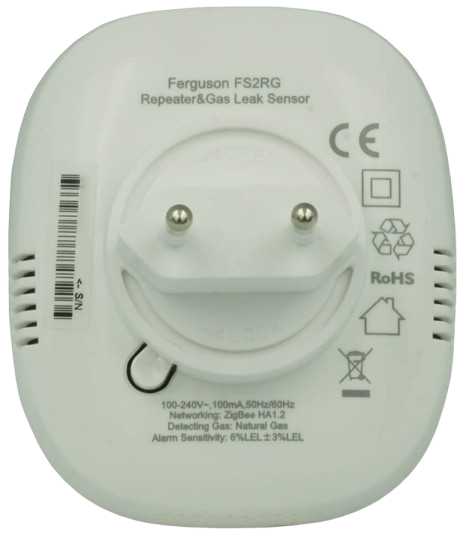 FERGUSON DETEKTOR CZUJNIK GAZU FS-2RG 100-240V
