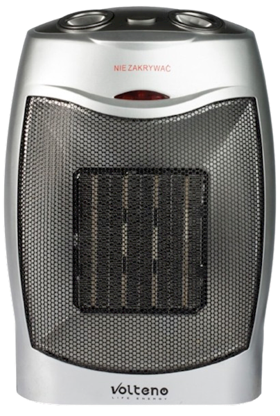 VOLTENO GRZEJNIK CERAMICZNY VO-0278 1500W srebrny
