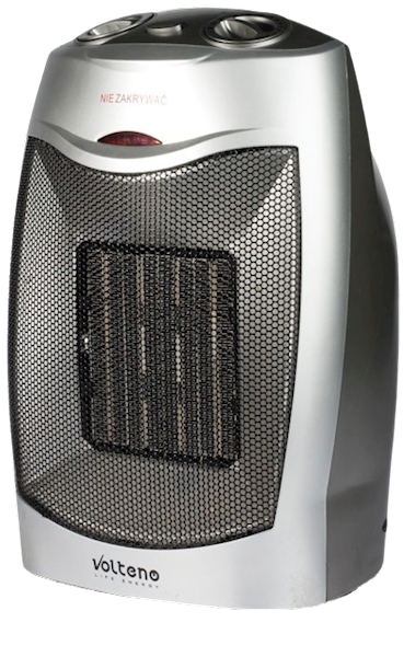 VOLTENO GRZEJNIK CERAMICZNY VO-0278 1500W srebrny