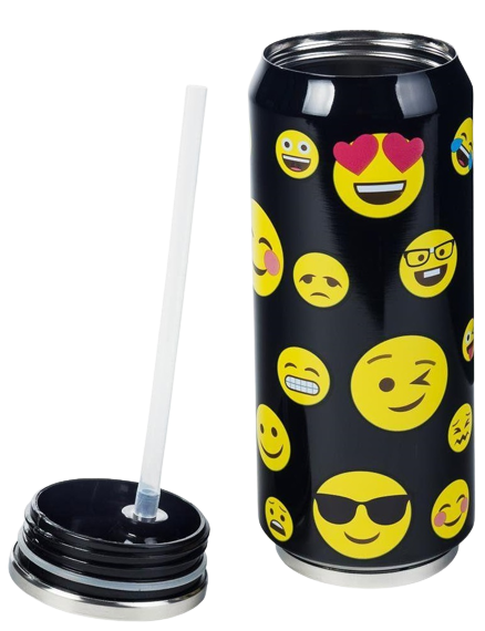 OR TERMOS PUSZKA 0,5L, smile, czarna 125892