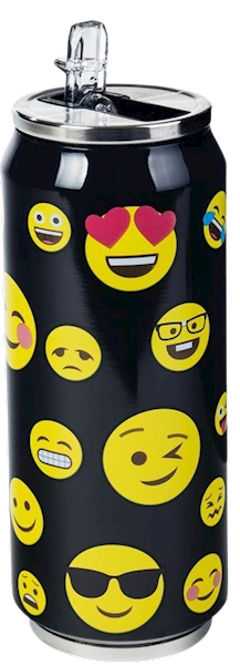 OR TERMOS PUSZKA 0,5L, smile, czarna 125892