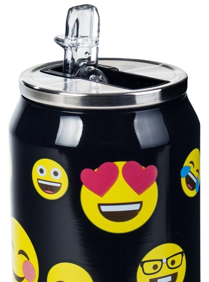 OR TERMOS PUSZKA 0,5L, smile, czarna 125892