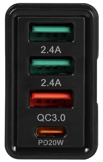 VAYOX ŁADOWARKA SIECIOWA QUICK CHARGE 3.0 VA-0006
