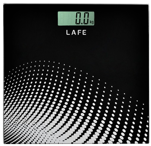 LAFE WAGA ŁAZIENKOWA FitScale 44591 szklana czarna