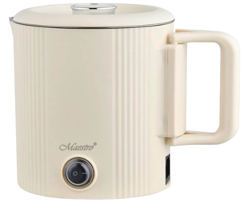 MAESTRO CZAJNIK MR-009 0,8L 600W beż 2w1 garnek