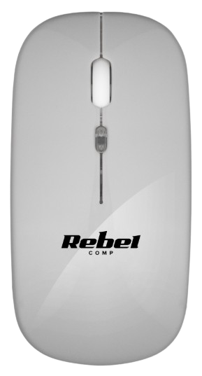 REBEL MYSZ OPTYCZNA KOM-1022S / WM-210 srebrna