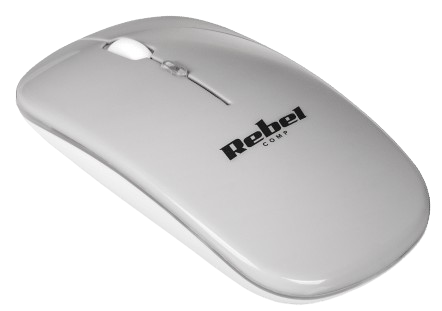 REBEL MYSZ OPTYCZNA KOM-1022S / WM-210 srebrna