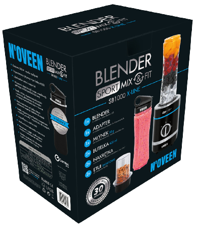 NOVEEN BLENDER PERSONALNY SB-1000 SPORT FIT&MIX