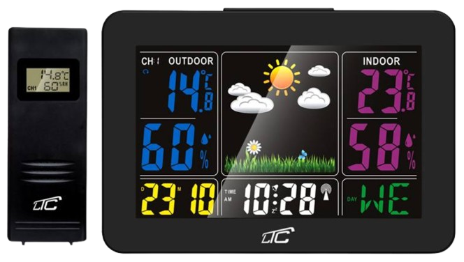 LTC STACJA POGODY STP-07C CZARNA