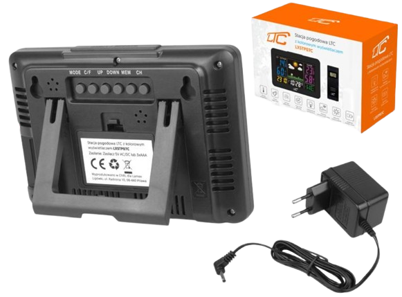 LTC STACJA POGODY STP-07C CZARNA