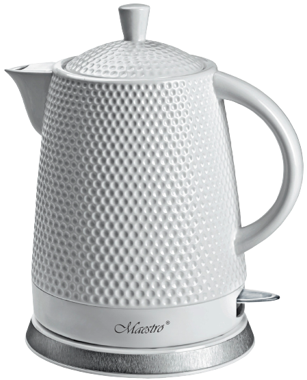 MAESTRO CZAJNIK MR-069 1,5L 1200W ceramiczny biały