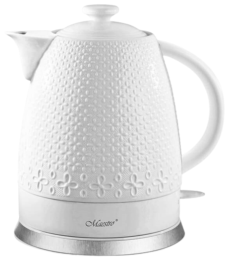 MAESTRO CZAJNIK MR-073 1,5L 1500W ceramiczny biały
