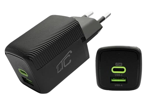 LTC ŁADOWARKA SIECIOWA 20W LXQC-33C czarna