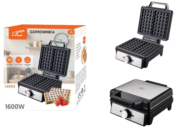 LTC GOFROWNICA 1600W OK-3 reg.temperatury