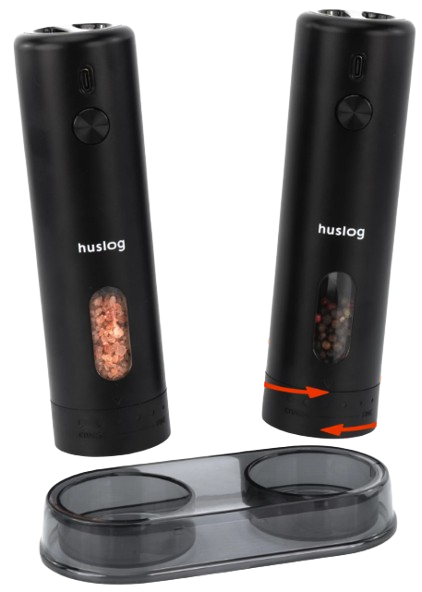 HUSLOG ZESTAW 2 MŁYNKÓW SÓL-PIEPRZ HUS-1035