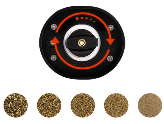 HUSLOG ZESTAW 2 MŁYNKÓW SÓL-PIEPRZ HUS-1034