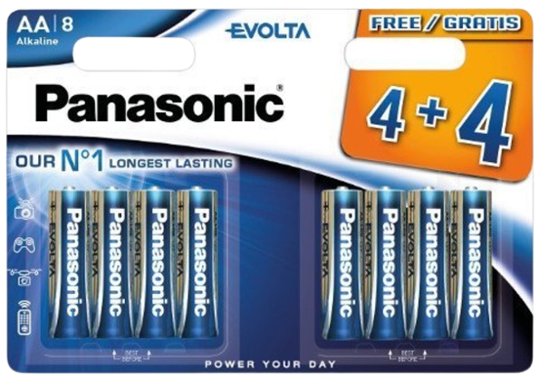 PANASONIC BATERIA LR-6 / 8BP EVOLTA 8 sztuk