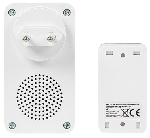 BLOW DZWONEK DK-11 230V kinetyczny biały 17-123