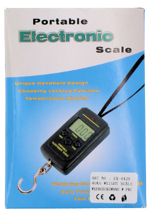 RUHHY WAGA BAGAŻOWA 4175 LB-105 40kg hakowa