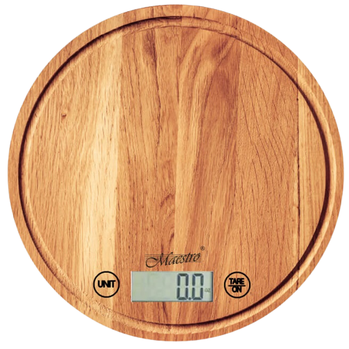MAESTRO WAGA KUCHENNA MR-1805 szklana, drewno