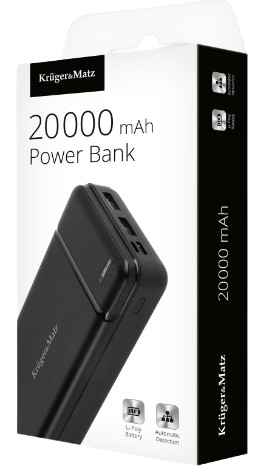 KRUGER&MATZ POWERBANK 20000 mAh KM-0906