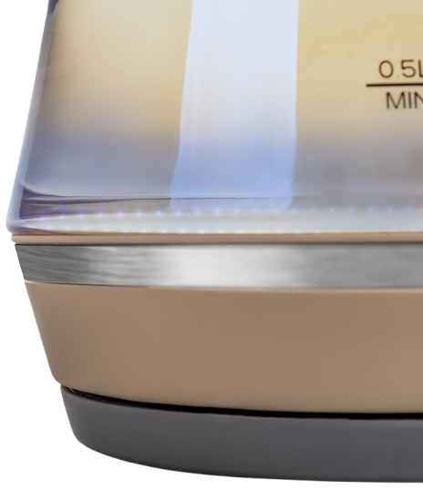 ELDOM CZAJNIK C-470 1,7L 2200W szklany beżowy opal