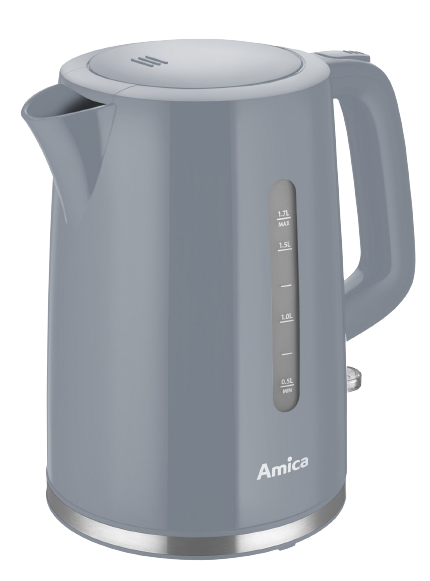 AMICA CZAJNIK KF-1013 1,7L 2150W szary