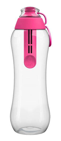 DAFI butelka 0,3L + 1 filtr, różowa