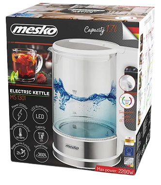 MESKO CZAJNIK MS-1301W 1,7L 