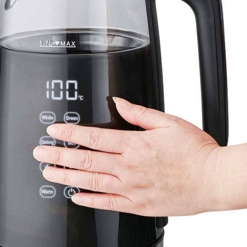 ELDOM CZAJNIK C-530 1,7L 2200W szklany wyś.sterowa