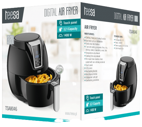 TEESA FRYTOWNICA TSA-8046 1400W 3,2L beztłuszczowa