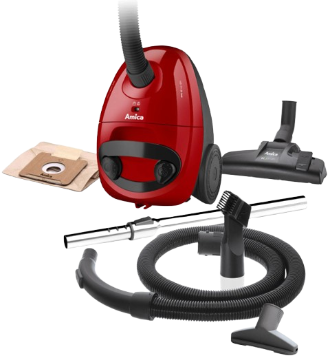 AMICA ODKURZACZ VM-1022 ORA 900W czerwony