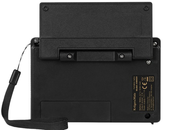 KRUGER&MATZ RADIO PRZENOŚNE KM-0831