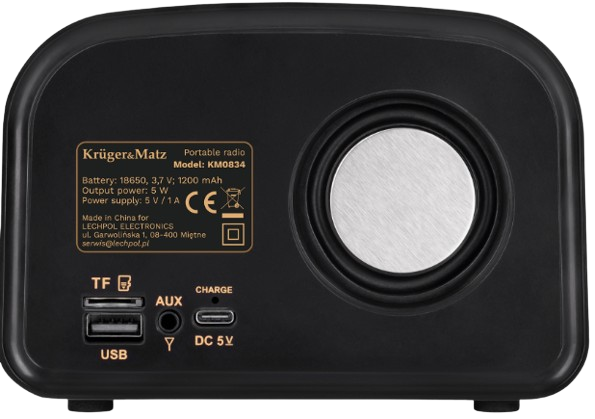 KRUGER&MATZ RADIO PRZENOŚNE KM-0834