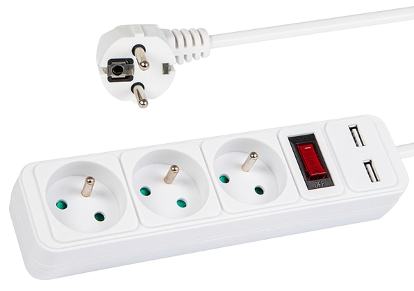 BLOW PRZEDŁUŻACZ PR-370WSP 3,0m 3gn WŁ. 98-781 USB