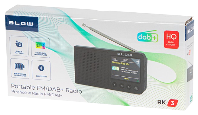 BLOW RADIO PRZENOŚNE 77-573 DAB+
