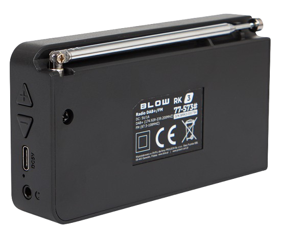 BLOW RADIO PRZENOŚNE 77-573 DAB+