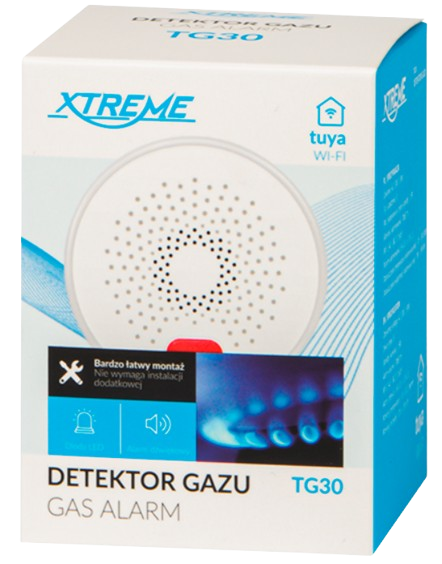 DETEKTOR CZUJNIK GAZU TG-30 WiFi 230V 50-623