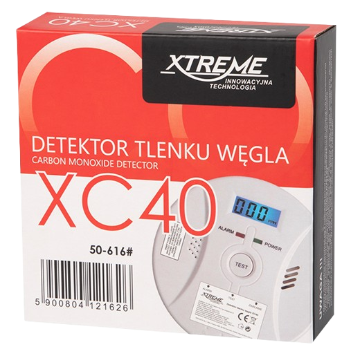 XTREME DETEKTOR CZUJNIK CZADU XC-40 LCD