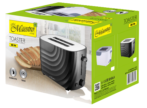 MAESTRO TOSTER MR-706 700W, czarny