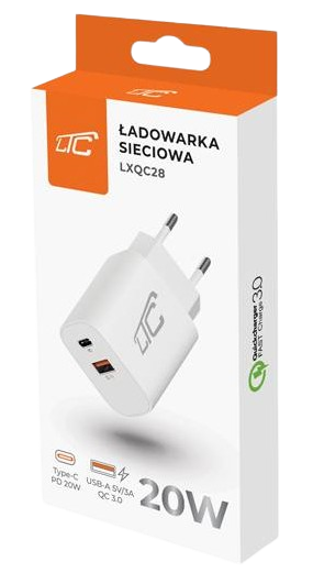 LTC ŁADOWARKA SIECIOWA LXQC-28 3,6A 20W