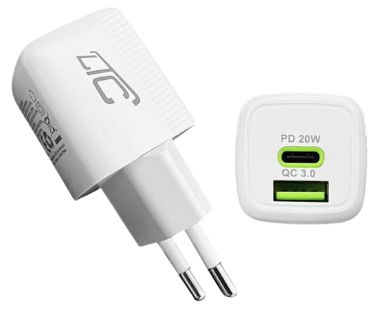 LTC ŁADOWARKA SIECIOWA LXQC-32B 20W USB,USB-C