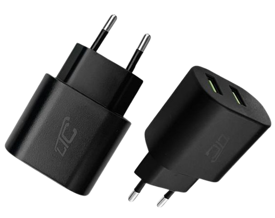 LTC ŁADOWARKA SIECIOWA LXQC-34C 20W 2XUSB